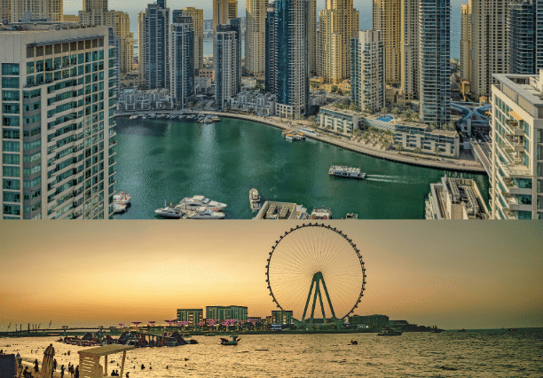 DUBAI MARINA & JBR BEACH