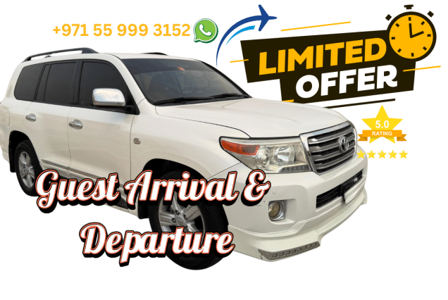 guest arrival & departure service dubai price